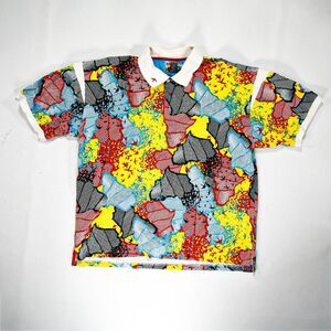 Vintage Y2K Akademiks All Over Print Polo Shirt - XXL